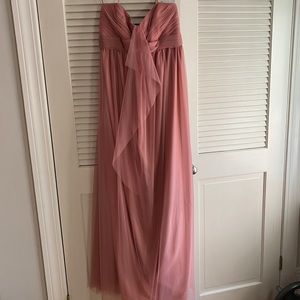Amsale maternity rose dress